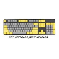 Xiaomi 104 Key OEM Backlit Keycaps Set ABS Keycaps Double Shot Cyan White Key Caps for Mx Cherry Gateron Switch Mechanical Keyboard Kit juoda