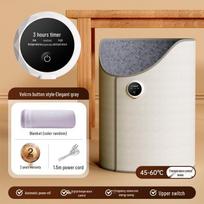 Quick Heat Round Foot Warmer, Under-Desk Enclosure for Dorms, Leg and Foot Winter Essential black