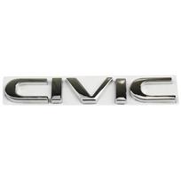 Honda Civic 3D Metal Car Stickers Side Fender Badge Styling Rear Trunk Emblem Decal 2011-2024 Exterior Accessories sidabras