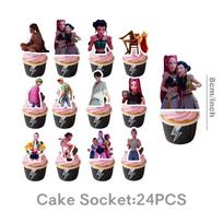 K-POP Birthday Party Supplies Tableware Paper Plates Cups Napkins Balloons Kids Party Decoration Gifts Stamps Slap Bracelet Toy