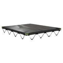 214x122cm Auto Roof Tent Waterproof Heavy Duty Trailer Cover All-Weather Protection Cargo Cover Oxford Travel Trailer RV Cover gray