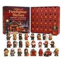 Acrylic Miniature Props 2026 Career Advent Calendar, 24-Day Countdown Box with Mini Occupation Calendar Figures, Community Helper Ornament Set, M