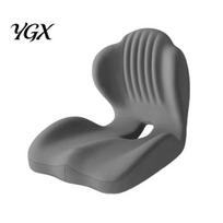 Memory Foam Seat Cushion Ergonomic with Lumbar Support, Breathable Office Chair for Back Support Pad & Butt, High-Density Car Home