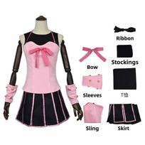 Jojos Bizarre Adventure Lucy Steel Cosplay Outfit With Street Style Design For Anime Enthusiasts XL pink