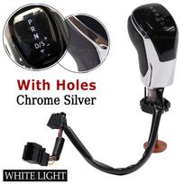 For VW Golf 6 Jetta MK5 MK6 Tiguan Polo Octavia CC Scirocco LED Synchronize electronic display Gear Shift Knob Lever Handball
