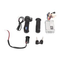 48V 1000W Brushed Speed Controller Kit with Throttle Twist Grip Lock Key for Electric Bike Tricycle