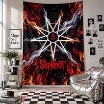 Slipknot Wall Tapestry Home Decor Wall Hanging Cloth for Bedroom Living Room Background 100cmx150cm