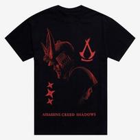 Assassin's Creed Shadows Red Graphic Tee Unisex Short Sleeve Shirt S-5XL 100 black