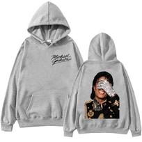 90-ųjų Klasika Michael Jackson Hoody Gotikinė Mada Vintažiniai Džemperiai su Gobtuvu Vyrams Moterims Punk Drabužiai Roko Megztiniai Streetwear XXL rožinė
