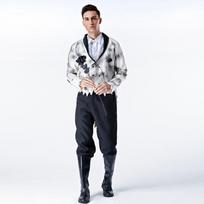 Helovino vampyro nuotakos poros kostiumų rinkinys Stilius Gotikinis Cosplay apranga Sceninė apranga Extra Large gray
