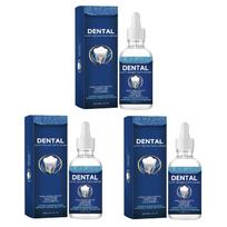60 ml Nano hidroksiapatito dantų šarvo skystis Emalio atstatymui ir karieso prevencijai Lašai Balinimui ir jautrumo mažinimui Kasdienė burnos priežiūra 3PCS