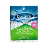 Set 100X Interdental Brushes, Dentek, With Brushes, Textured, For Deep Cleaning, Mint Flavor