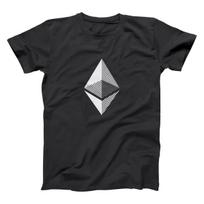 Ethereum Kriptovaliuta Bitcoin Kasimas Mineris Geek Juodi Pagrindiniai Unisex Marškinėliai S black