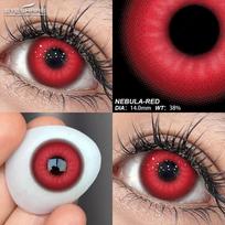 AMARA 1 Pair y2k Cosplay spalvoti kontaktiniai lęšiai akims Anime Priedai Akių lęšiai Žali lęšiai Mėlyni lęšiai Madingi lęšiai black