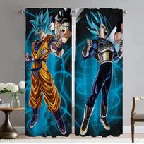 Užtamsinančios užuolaidos Kamera Dragon Ball užuolaidos Vaikų kambarys Helovino dekoracija Tamsinanti užuolaida miegamojo pertvarai Užuolaida W60xH90cmx2pcs-CL