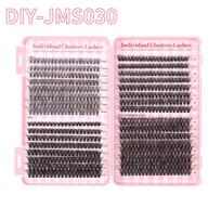 Diy Single Tuft Eyelash Book 10D20D30D40D50D60D Natural Thick D Song Segmented False Eyelashes gray