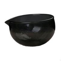Ceremonial Matcha Bowl with Spout for Green Tea Preparation white