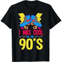 90s Roller Skates 1990s Retro Vintage Nineties Skater T-Shirt XXXXXL įvairiaspalvis