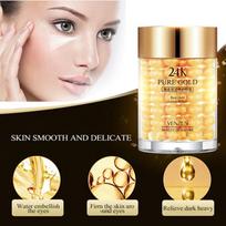 24k auksinis paakių kremas, ryškios akys, drėkinantis, mažinantis tamsius ratilus ir smulkias raukšleles, stangrinantis akių kontūrą paakių kremas 30ml beige
