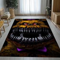 Siaubo Freddy F-FNAF Žaidimai Svetainės Neslystantis Kilimas Minkštas Kilimas Miegamojo Vaikų Žaidimų Kambario Sofos, Namų Dekoras Durų Kilimėlis Dovana 40x60cm gray