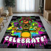 Siaubo Freddy F-FNAF Žaidimai Svetainės Neslystantis Kilimas Minkštas Kilimas Miegamojo Vaikų Žaidimų Kambario Sofos, Namų Dekoras Durų Kilimėlis Dovana 80x120cm