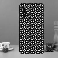 Juodai baltų taškelių dėklas, skirtas Samsung Galaxy A52 A32 A12 A14 A34 A54 A13 A33 A53 A73 A50 A70 A71 A51, galinis dangtelis Samsung A22 5G gray