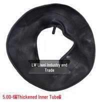 13X5.00-6 Electric Scooter & ATV Beach Car Tire Inner Tube 5.00-6 Inner Tube (Straight Valve) black