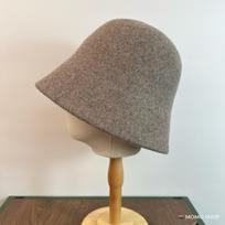 Žieminė 100% vilnos vintažinė šilta kibiro kepurė moterims Veltinio retro kupolinės vilnos kepurės Moteriškos mados britiško stiliaus Panama kepurės Kepuraitė M 55-59cm  gray