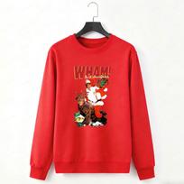 Wham Last Christmas megztinis Retro 80s grupės Kalėdinė moteriška suknelė su gobtuvu Juokingas muzikos mylėtojas Kalėdiniai drabužiai Klasikinė šventinė dovana Džemperis L red