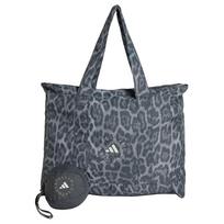 Adidas X Stella McCartney Collaboration Tote Bag Women Tote Bag Black Gray KS3069 Black Gray Color Block (Charm Included) gray