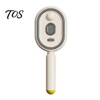Anti-tangle Hair Brush Electric Steam with Water Spray Reduce Frizz Anti-Static Cordless Misting Hairbrush Portable Travel Fluffy Detangling smėlis