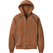 UGG Loose Fit Hooded Zip-Up Sweatshirt Men tops 1180630-CHE L brown