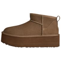 UGG Classic Ultra Mini Platform Casual Fashion Versatile Short Snow Boots Women boots Brown 1135092-LBNZ 37 brown