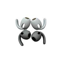 Soft Silicone Ear Tips for Samsung Galaxy Buds3/R530 Comfort Fit Wireless Earbuds Accessories Flexible Soft Material Headphones gray