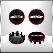 4PCS 56mm JCW John Cooper Works Logo Car Wheel Center Hub Cap Rim Refit Badge Cover For Mini Coopers Clubman R56 R52 F55 F56 R60