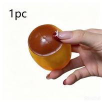 Caramel Pudding Crunchy Moldable Stress Ball Fidget Toy Crispy Squishy Squeeze Toy Round Blocks Filled Asmr Anti Stress Gift Toy brown
