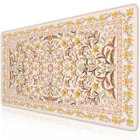 Soft Framed Floral Large Mouse Pad Stitched Anti Slip Rubber Base Mat For Gaming Desk Office Pc Keyboard Desktop Accessories 800x300x2mm