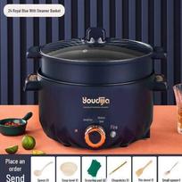 Multifunctional Non-Stick Electric Cooker: Wok, Stir-fry, Rice, Noodles, Hot Pot