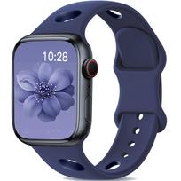 Sportinis silikoninis dirželis Apple Watch juostai ultra 3 2 49mm 40mm 44mm 46mm 45mm 41mm Correa apyrankė iWatch serija 6 7 8 9 se 10 11 S10-46 42 44 45 49mm gray