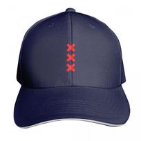 Amsterdam Xxx Logo Baseball Cap Strapback Dad Hat Six Panel Structured Crown Sun Protection Upf 50 gray