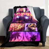Grand Theft Auto Blanket Warmthful Decor Great for Picnics Office Chair Seaside Four Seasons Universal Stylish Decor 80cmx120cm