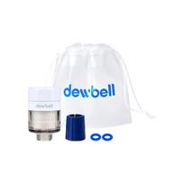 [Dewbell] Kelioninis Mini Dušo Filtras Baltas 1 vnt. white