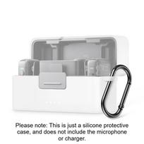 For DJI Mic 2 Charger Box Soft Silicone Protective Cover Case Shockproof Scratch-resistant Microphone Charging Box For DJI Mic 2 balta