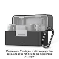 For DJI Mic 2 Charger Box Soft Silicone Protective Cover Case Shockproof Scratch-resistant Microphone Charging Box For DJI Mic 2 juoda