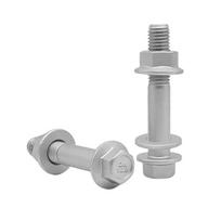 Rear Sway Bar Bolts Front Lower Shock Mount Bolt Kit, 10.9 Grade Shoulder Bolt and Flange Lock Nut Pair for Suspension Repair Hardware