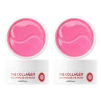 Medi Flower Kolageno raukšles mažinantys paakių pleistrai 60 vnt. 90 ml*2 vnt./4 vnt. 2Pcs pink