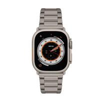 Watchband Titanium Alloy Metal Strap For Apple Watch Ultra 49mm 8 7 45mm 41mm wristband Bracelet iWatch 6 5 4 SE 40m 44mm 38mm 42mm Band 42 44 45 49mm gray