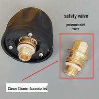 High-Temperature Pressure Steam Cleaner with Safety Relief Valve and Copper Fittings for Home Kitchen Copper valve cover - Model S152 beige
