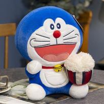 Anime Doraemon Pyragėlių Popkornas Pliušinis Žaislas Kawaii Japoniško Stiliaus Desertų Serija Kimštas Lėlės Mielos Pagalvės Žaislai Animacinis Gimtadienio Dovana 20cm blue