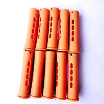 Pūkuotos plaukų šaknys  Ilgi garbanoti plaukai vamzdelis su dangteliu  Plastikinis amerikietiško cheminio sušukavimo strypas Guminis Guminė juosta  Kirpčiukai  Garbanotų plaukų strypo artefaktas 2.2cm beige